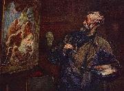 Honore Daumier Der Maler oil on canvas